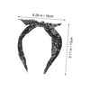 Healvian Elegant Bow Headband Set 4pcs Fashion Wide Bandana Hairband