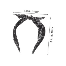 Healvian Elegant Bow Headband Set 4pcs Fashion Wide Bandana Hairband in Vibrant Colors