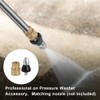 Pinafresa Sewer Cleaning Tool High-Pressure Nozzle, 1/4inch 1 Front 6