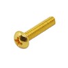 Musiclily Basic 3.5x18mm Metal Millimeter Thread Telecaster Bridge Pickup Screw