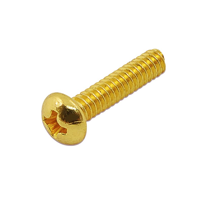 Musiclily Basic 3.5x18mm Metal Millimeter Thread Telecaster Bridge Pickup Screw