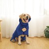 Dog Puppy Bath Robe Towel, Microfibre Dog Bathrobe Drying Coat,