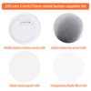100 Sets 75mm/3inch Button Making Supplies, Pin Back Button Parts