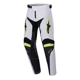 Alpinestars 3743724-2029-24: Youth Racer Lucent Pants Wht/Neon Rd/Ylw Fluo Sz 24