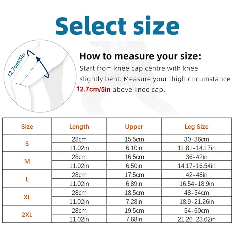 Toolzia Adjustable Orthopedic Knee Brace with Copper Nylon Support