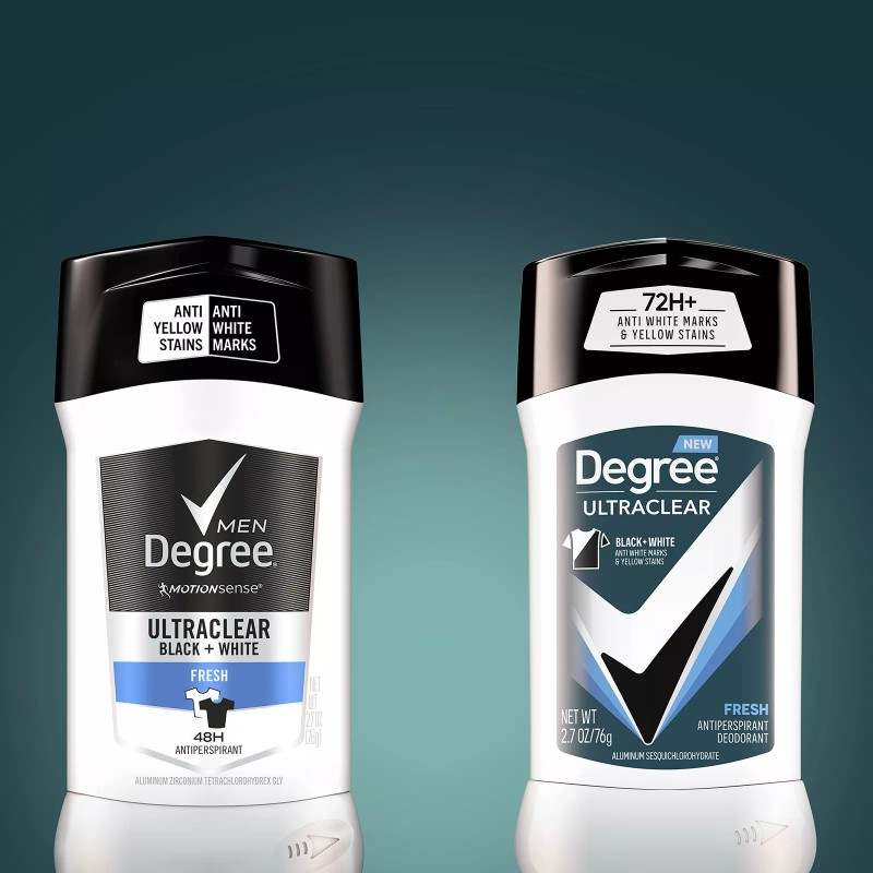 Degree UltraClear Black White Antiperspirant Deodorant 12 Pack 72 Hour