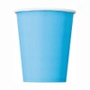 Powder Blue Solid Paper Cups - 9oz (Pack of 14)
