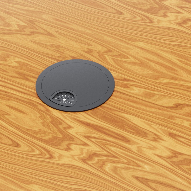 Skweawert Desk Grommet 2-1/8 Inch 53mm, Zinc Alloy Computer Desk