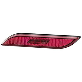 HELLA 2PS 013 307-271 Side Marker Light - Shapeline Style - LED - 12/24V - Bolted - Lens Colour: Red - Cable: 250mm - Plug: Blade Terminal Sleeve - left