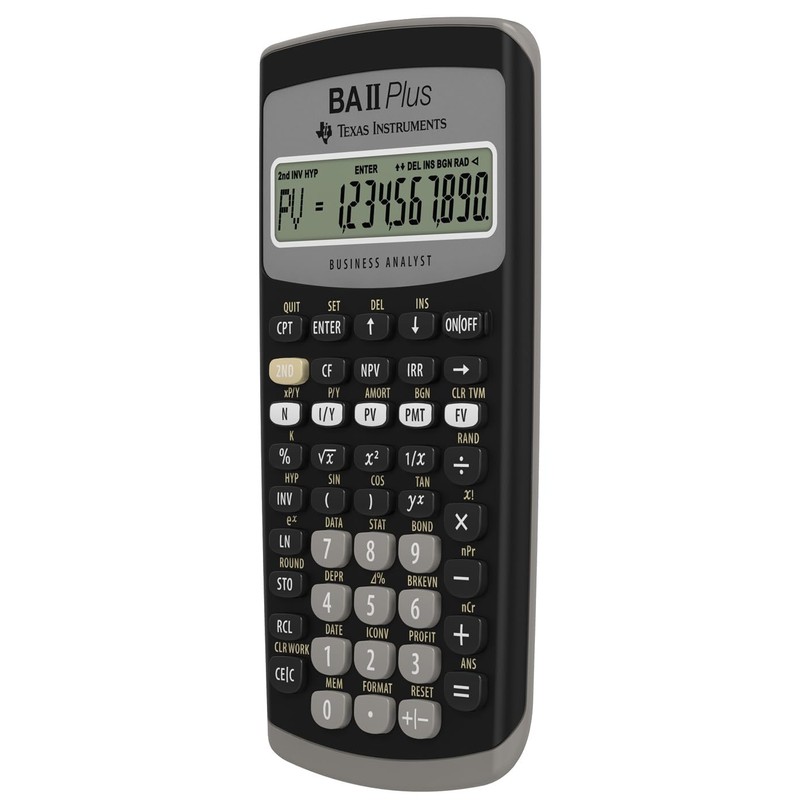 Texas Instruments BA II Plus Professional Advanced Financial Calculator