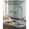 Mbillion Universal Brushed Nickel Kitchen Faucet Sprayer Head Replacement