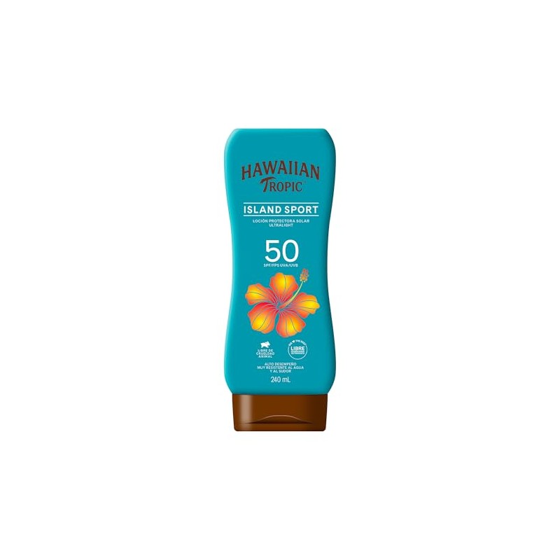 Hawaiian Tropic Island Sport Protector Solar 50 FPS Loción de