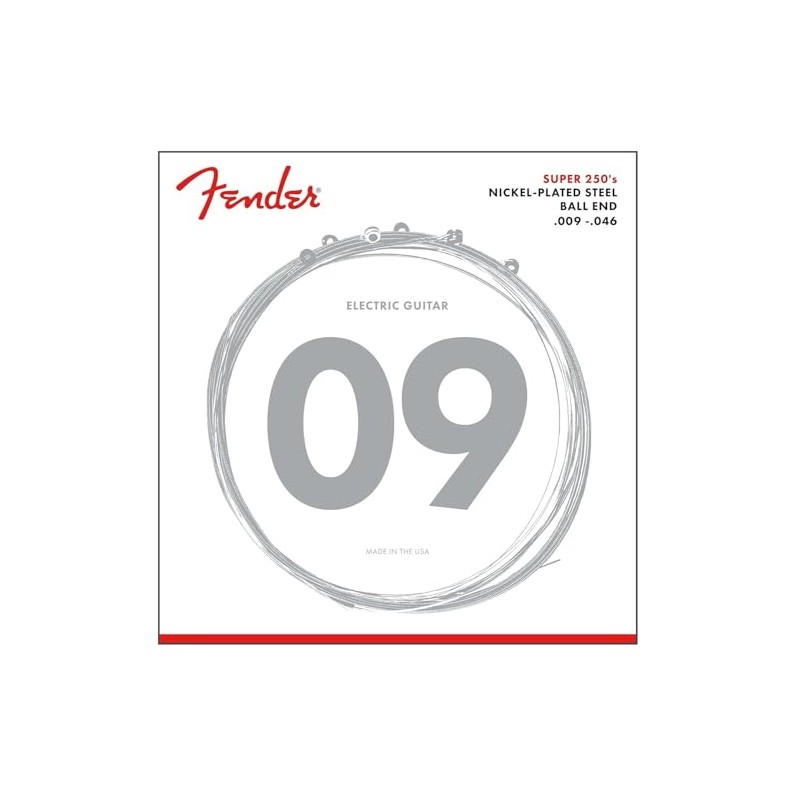 Fender Super 250 String Set - 250LR (009/046) - Nickel-Plated