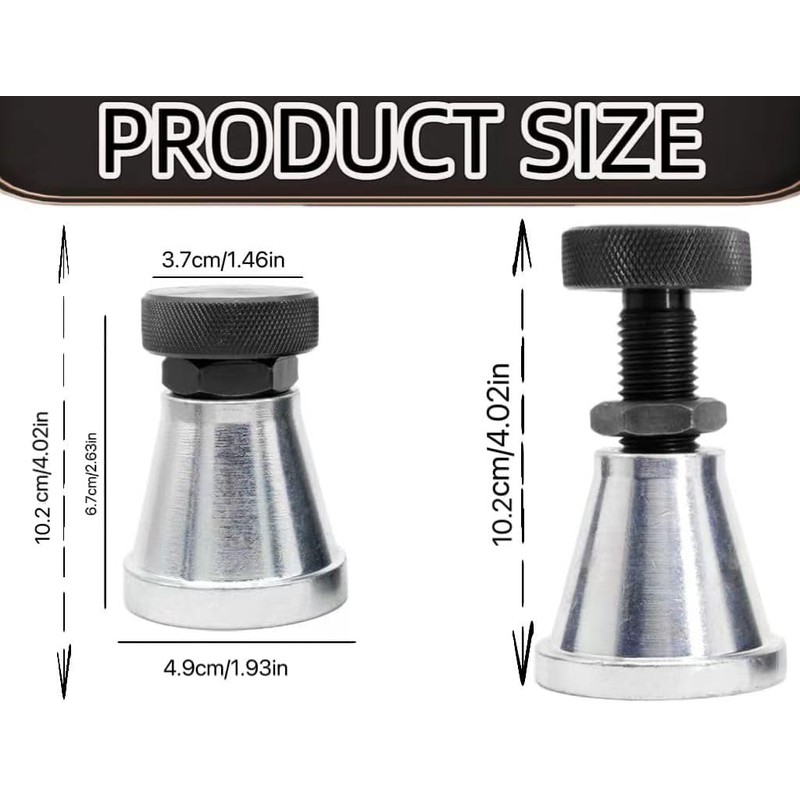 2/4 PCS Adjustable Screw Jack Post Machinist Jack Screw Stand