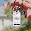 Gezxin Fathers Day Keyring Gifts for Uncle- Thank You Uncle