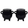Tech Island Salt and Pepper Grinder Pots, Cauldron Cruet Set