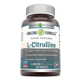 Suplemento De L-citrulina Amazing Nutrition 120 Tabletas