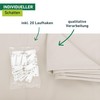 Windhager Sonnensegel für Seilspanntechnik, Wintergarten und Terrassen Beschattung, Seilspannmarkise, 270