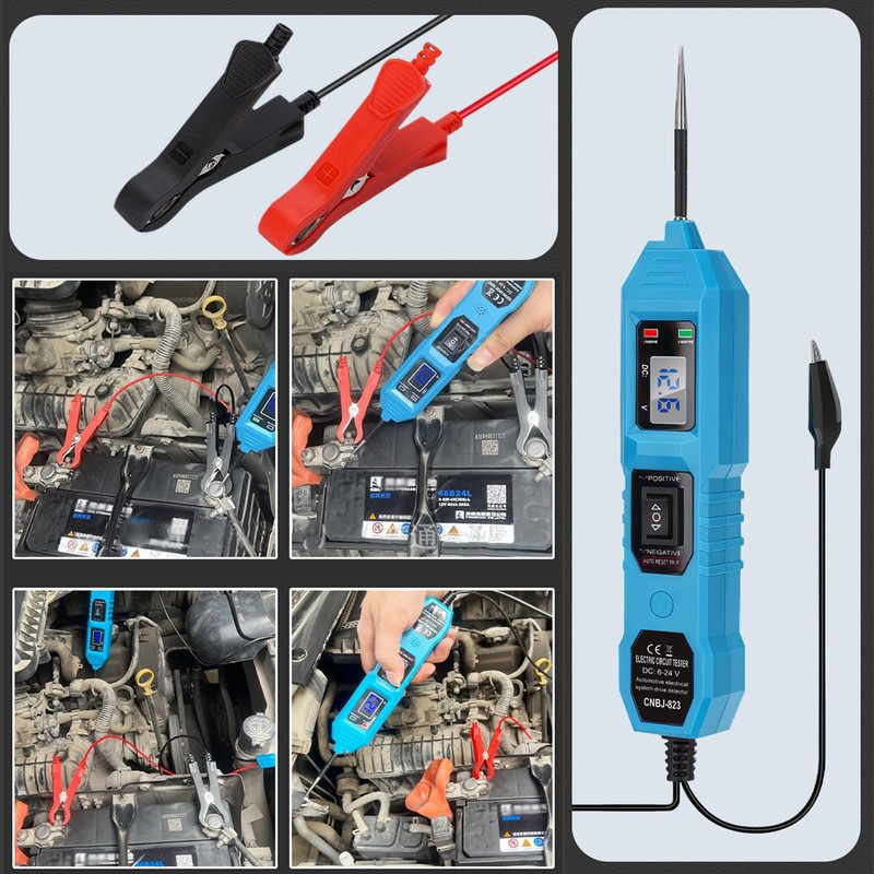 Hniuyun Circuit Tester, 3.5-36V DC Power Tester with 4.5M Cable
