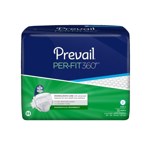 Prevail Per-Fit 360 Briefs, Maximum Plus