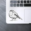 Medium 100mm 'Cute Robin Bird' Permanent Sticker Decal for Cars/Windows/Bins/Walls