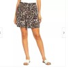 THREE DOTS PRINTED PULL ON SHORT POCKETS CUTE (LEOPARD,SMALL