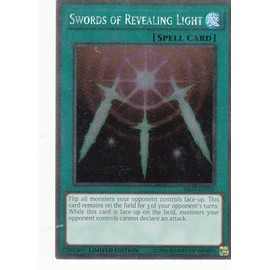 YU-GI-OH! : NKRT-EN025 Swords of Revealing Light Platinum rare (Noble Knights of the Round Table) Yugioh Single Card