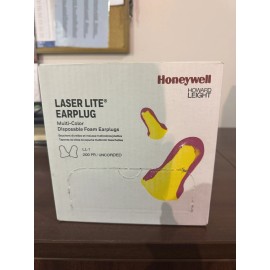 LL1 Howard Leight Laser Lite Ear Plugs UNCORDED NRR 32, 200/Pair Box