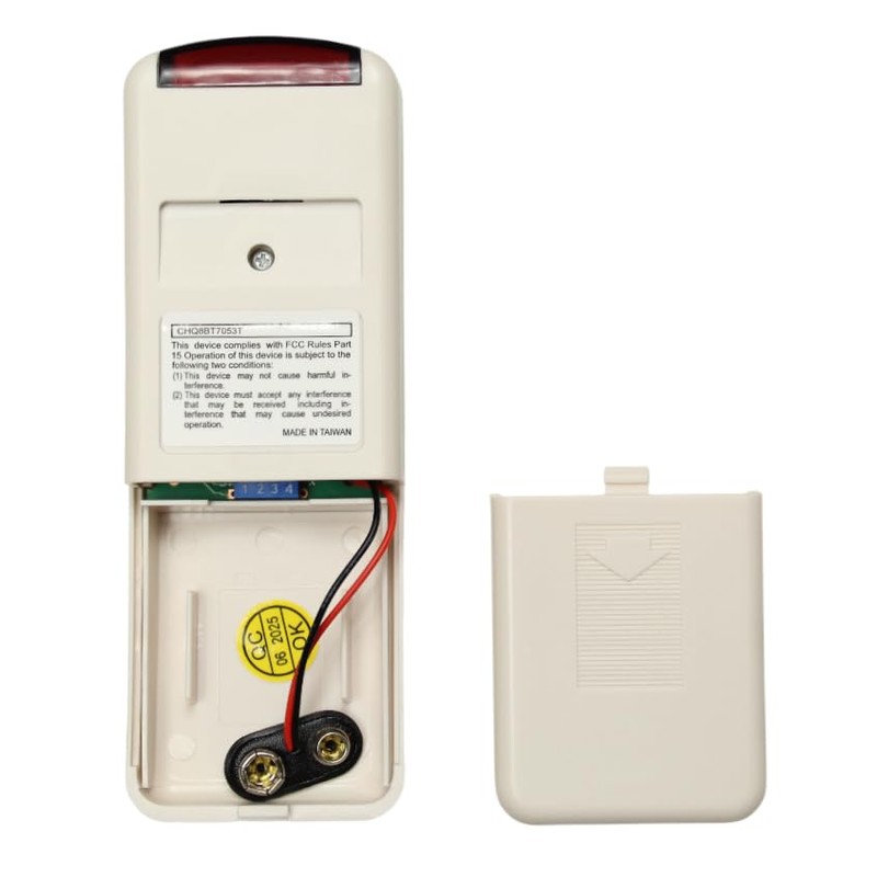 CHQ8BT7053T Ceiling Fan Remote 4 Dip Switches, 3 Speed +