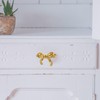NUOBESTY Cabinet Handle, 1Pc Dresser Pulls Bowknot Cabinet Knobs Bow