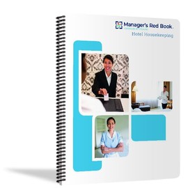 The Manager's Red Book - Hotel Housekeeping Communication Logbook, 8.5"x11" Quarterly, 202 Pages, 2 Daily Pges (F6243) (April 2025 - June 2025)