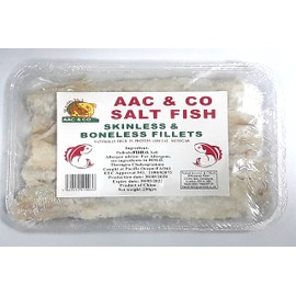 AAC & CO Salt Fish Skinless & Boneless Fillets 250G (2)