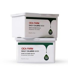 Soothing Cica Calming Mask Pack 350g (30 sheets) - Cica Farm Calming Mask 350g (30 sheets) / 뽑아쓰는 진정 시카 카밍 마스크팩 350g(30매) - 시카팜 카밍 마스크 350g(30매)X2개