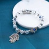 Wendalern Evil Eye Hamsa Bracelet - Crystal Beads Fatima Hand