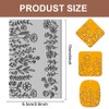 CHGCRAFT Flower Clay Texture Mat Clay Plant Modeling Pattern Pad