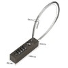 Combination Lock 4-Digit Steel Cable Small Padlock with a Combination
