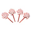 Red and White Lollipop Christmas Decorations Small Combinations Red and
