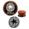 Printtoo Star Pattern Craft Textile Wooden Rubber Stamp Diary Card