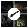 Camping Flashlight 5000LM Lengthened IPX5 Waterproof Anodized Black T6 Lamp