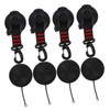 KICHOUSE 4pcs Heavy Duty Suction Cup Anchor Hooks for Camping