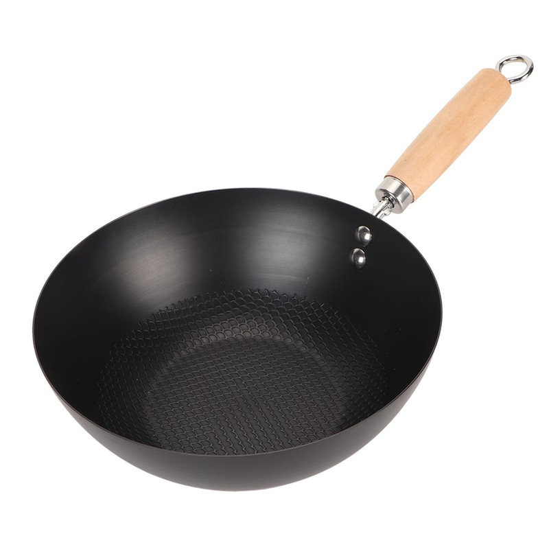Frying Pan Even Heating Smooth Coating Multifunctional Iron Pot with