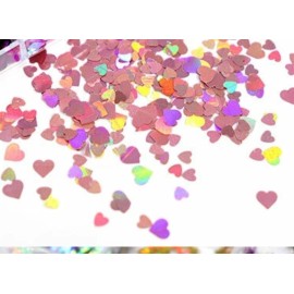 Nail Glitter Sequins Holographic Laser Butterfly Heart Flakes Nail Art 3D 1tsp