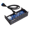 KingWin KW525-7U3C 7 USB 3.0 Port, Include One 2.1A Charging