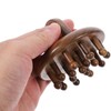 Healvian Wooden Scalp Massager Shampoo Scrubber Brush Head Massage Comb