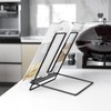 NOAEOU Cookbook Stand Holder for Kitchen Counter, Recipe Book Stand