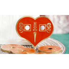 Murphy's Magic Supplies, Inc. Mirror Heart Red by N2G & Ken Tsoi (Gimmicks and online instructions) - Trick