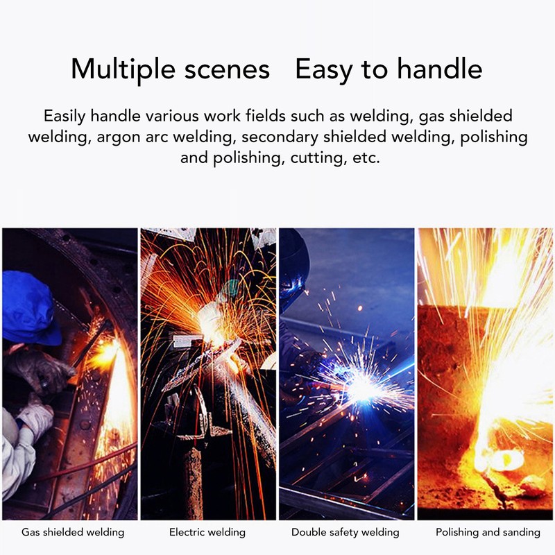 Solar Welding Glasses Auto Darkening UV Proof Adjustable Lampshade Safety