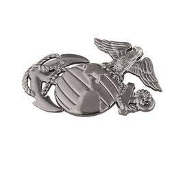 US Marine Corps Truck Emblem Hawk Funny Car Badge for EGA Sticker Auto Motorcycles Exterior Accessories (Gunmetal)
