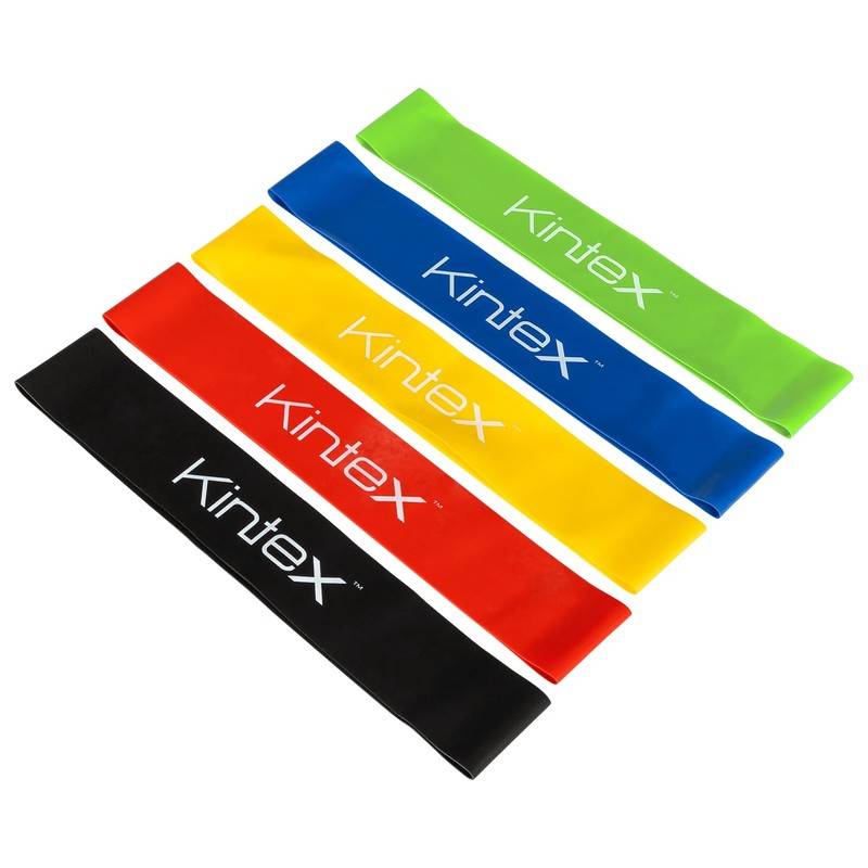 Kintex Mini Loops Set, 5 Strengths Fitness Loop, Gym Band,