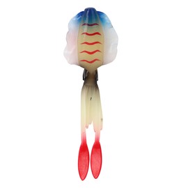 PVC Artificial Simulation Soft Squid Jig Shape Luminous Lure Fish Bait Fishing TackleF